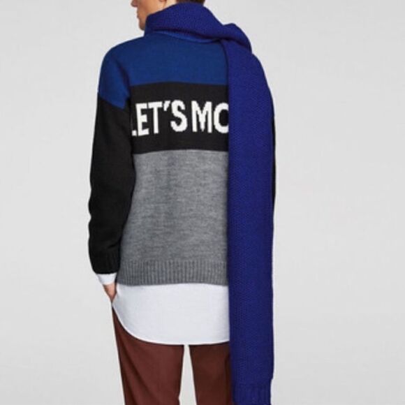 NWT Zara Let’s Dance Sweater Large - Picture 6 of 13